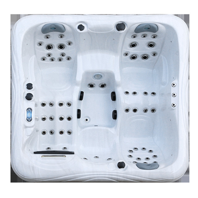 Außen-Jacuzzi Acryl Massage Spa Bad für 4 Personen für entspannende Hydrotherapie