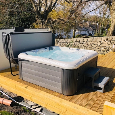 Personen-freistehende Badekurort-heiße Wannen-Strudel-der heißen Quelle des Balboa-6 Badewannen