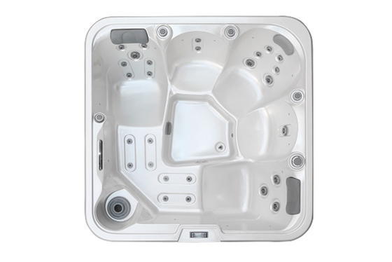 E-371S 2M*2M Pearl White heiße Wannen Acrylmassage für Jacuzzi im Freien