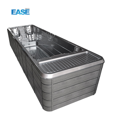 Acryl-Swimmingpool mit 35 Düsen, Außenwhirlpool, endloser Swim-Spa-Pool