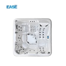 Premium 3-Personen-Rechteck-Whirlpool mit Aristech Acryl-Ozon-Generator und Unterwasserlicht