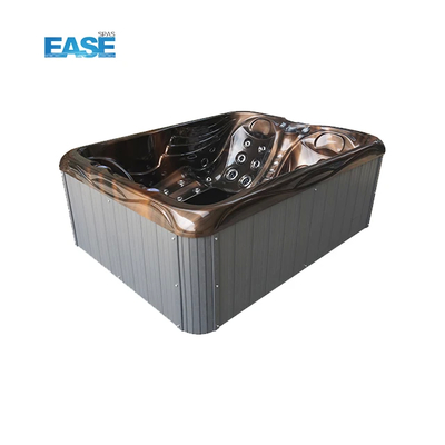 1pc LED Licht Rechteck 350kg 3KW 220V Whirlpool mit 1pc Zirkulation Pumpe und Kühler