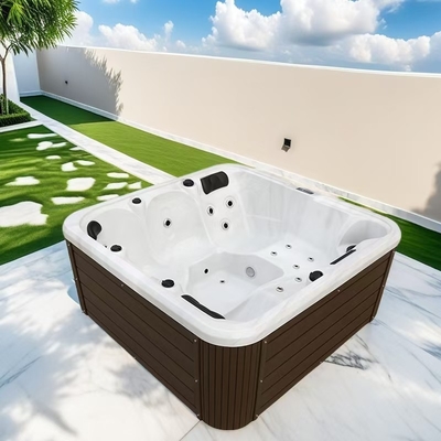 OEM-Spa-Fabrik 5 Personen Massage Whirlpool Jacuzzi Außen-Whirlpool mit automatischem Reinigungssystem