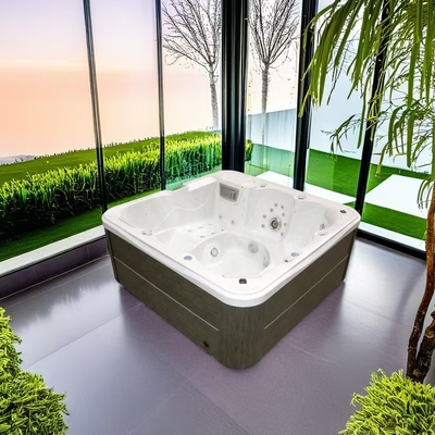 Acryl-Whirlpool-Badewanne für 6 Personen Außenmassage Whirlpool für Familie