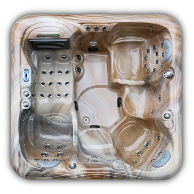 3-kW-Heizung, 5-Personen-Garten-Außen-Whirlpool mit Massagedüsen