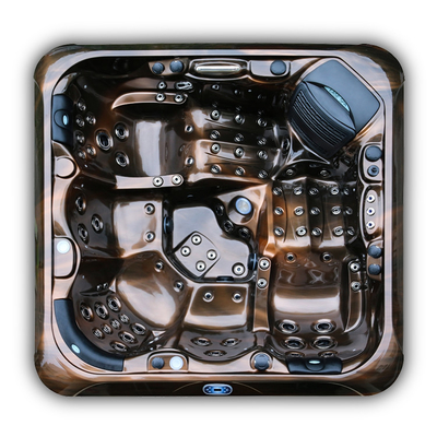 M-780D 5 Personen-heiße Wannen-Acryl-weißer Marmorbalboa-Kontrollsystem-Massage-Badewannen-Strudel